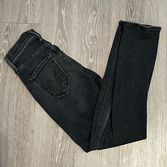 MOTHER Women's Straight Leg Jeans - Dark Blue - Picture 12 of 16